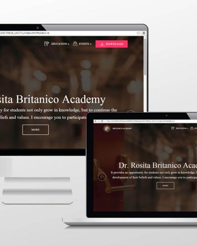 Academic School Website Development for DRBA