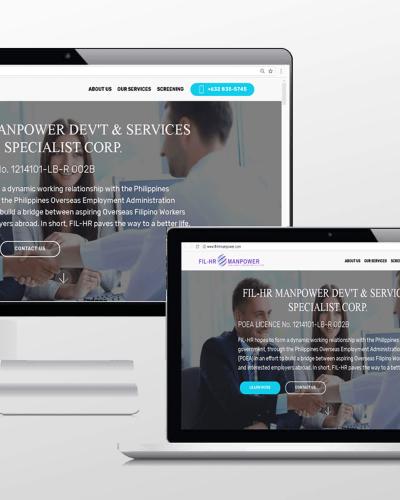 Employment Agency Website Development for Fil-HR