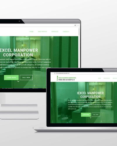 Employment Agency Website Development for iExcel