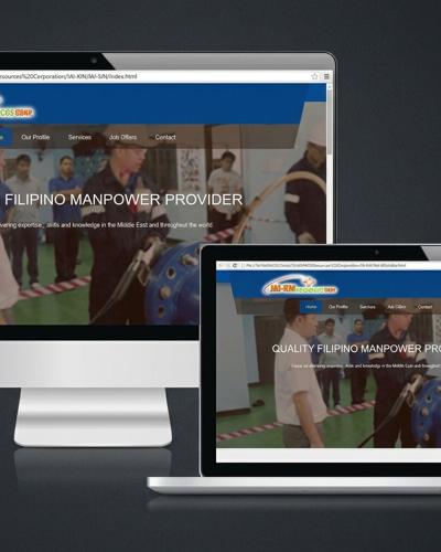 Employment Agency Website Development for Jai-Kin