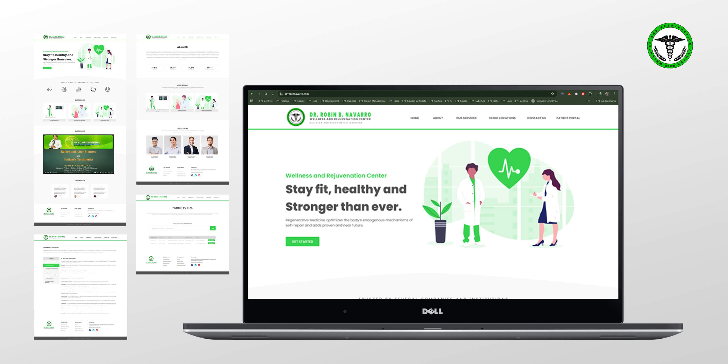 Clinical Website Design and Development